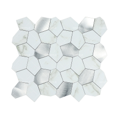 Wholesale DIY Stone Look Aluminum Composite Mosaic