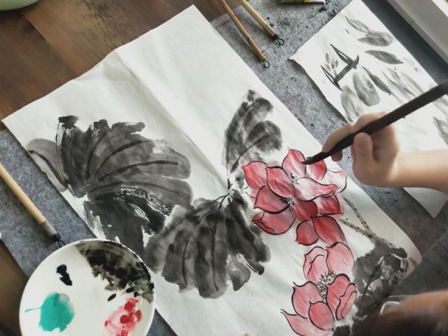 Adult Ink Painting Class 成人国画
