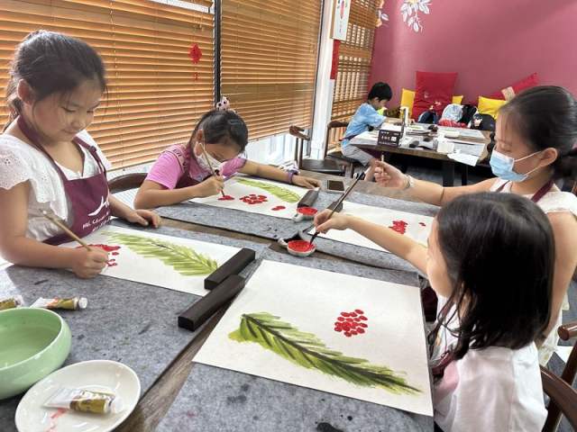 Children Ink Painting Class 儿童水墨画