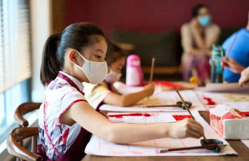 Children Brush Calligraphy                                                           儿童毛笔书法