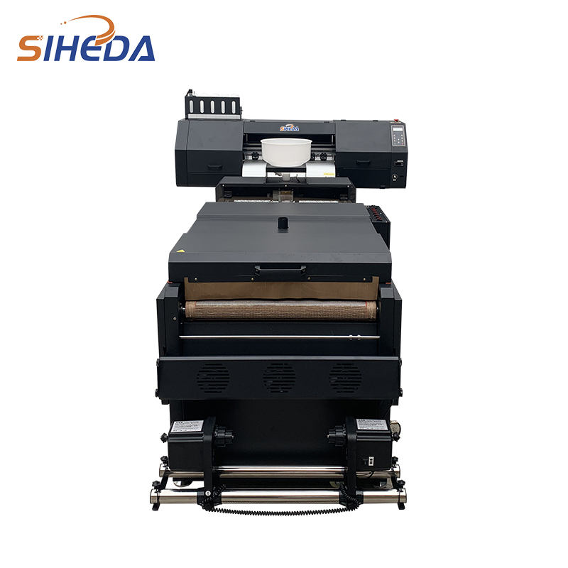 Siheda 24inch T-shirt dtf textile printer digital xp600 i3200 4 heads dtf printer 60cm printing machine xp600 dtf printer 60cm