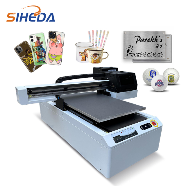 SIHEDA Direct to AB Film UV DTF Printer A1 For Acrylic Glass Phone Case PVC Board Printing