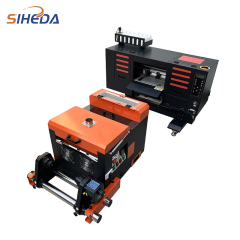 SIHEDA TX600 4 Printhead DTF Printer With Powder Shaking Dryer All In One Machine For Small Printing Business