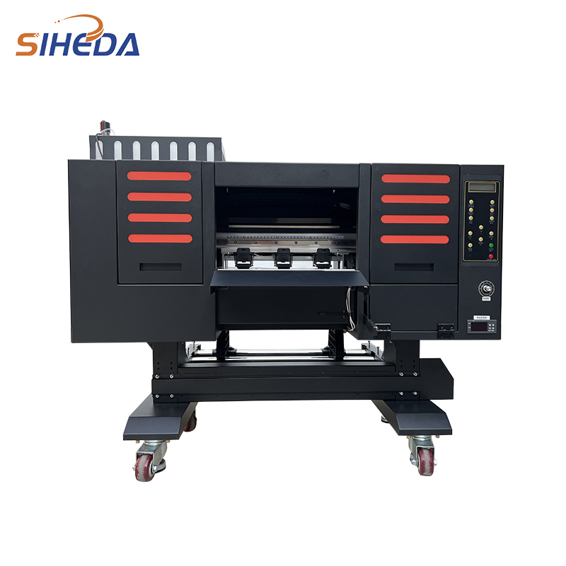 SIHEDA TX600 4 Printhead DTF Printer With Powder Shaking Dryer All In One Machine For Small Printing Business