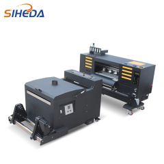 Siheda Small Printing Shop A2 PET Film Custom Print DTF Printer with Powder Shaker Set