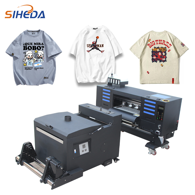 SIHEDA Heat Transfer A2 Size PET Film Digital Inkjet DTF Printing Machine for T-shirt and Hat DIY