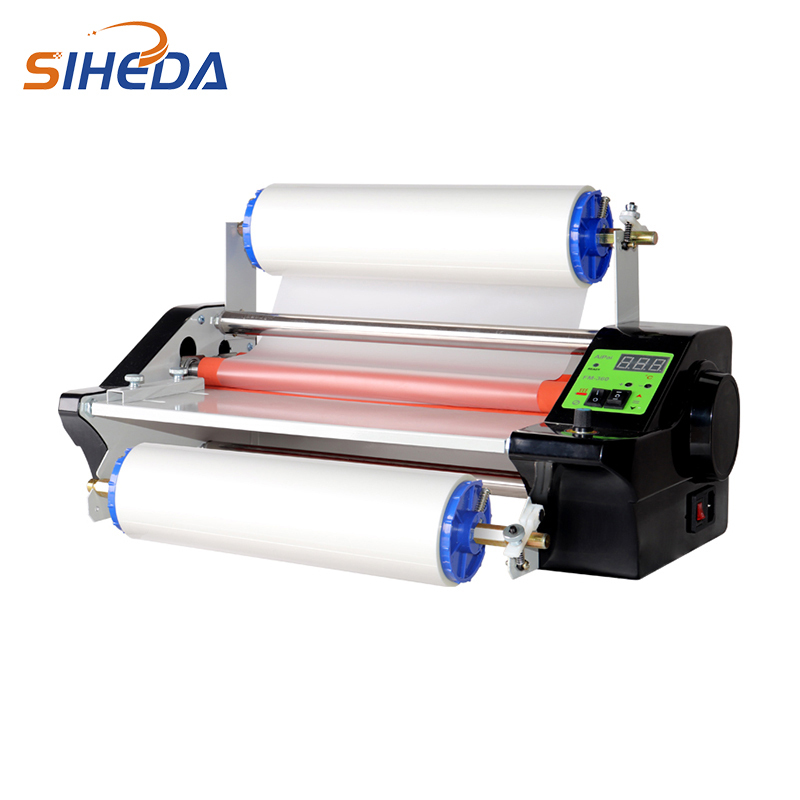 SIHEDA Portable UV DTF Roll to Roll AB Film Laminator Machine For Crystal Label Sticker