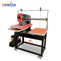 SIHEDA Pneumatic Auto Heat Press Machine Transfer Sublimation with Dual Working Station