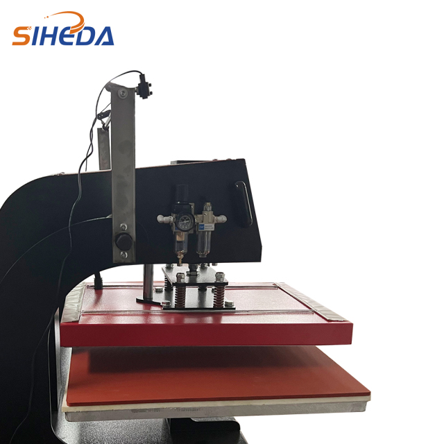 SIHEDA Pneumatic Auto Heat Press Machine Transfer Sublimation with Dual Working Station