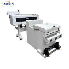 The cheapest high speed small white ink hot stamping 24 "60cm DTF printer with 4 i3200 print heads