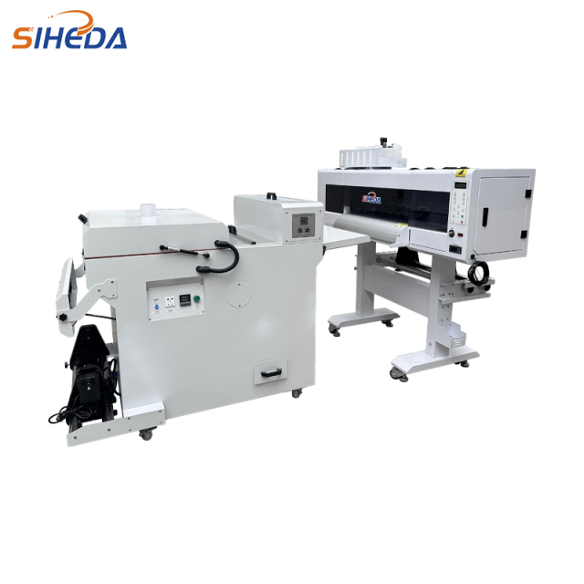 The cheapest high speed small white ink hot stamping 24 "60cm DTF printer with 4 i3200 print heads