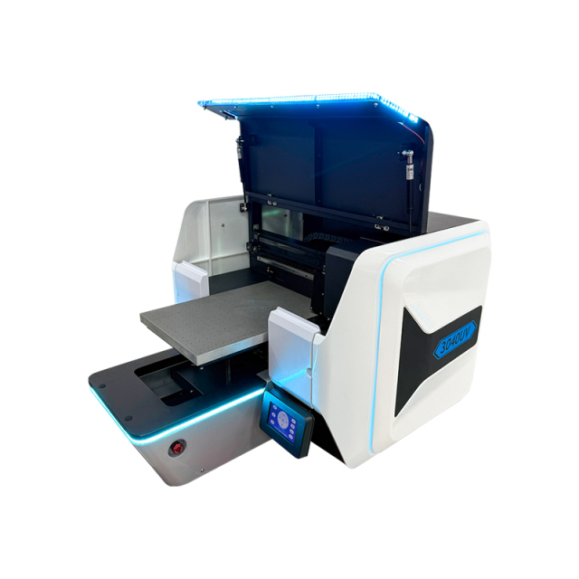 Small High-speed Blue 300*420mm DX7 Head UV Flatbed Printer for Digital Customization of Mobile Phone Cases