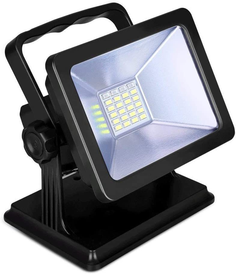 LATME ポータブル LED投光器 15W(磁石あり ブラック)