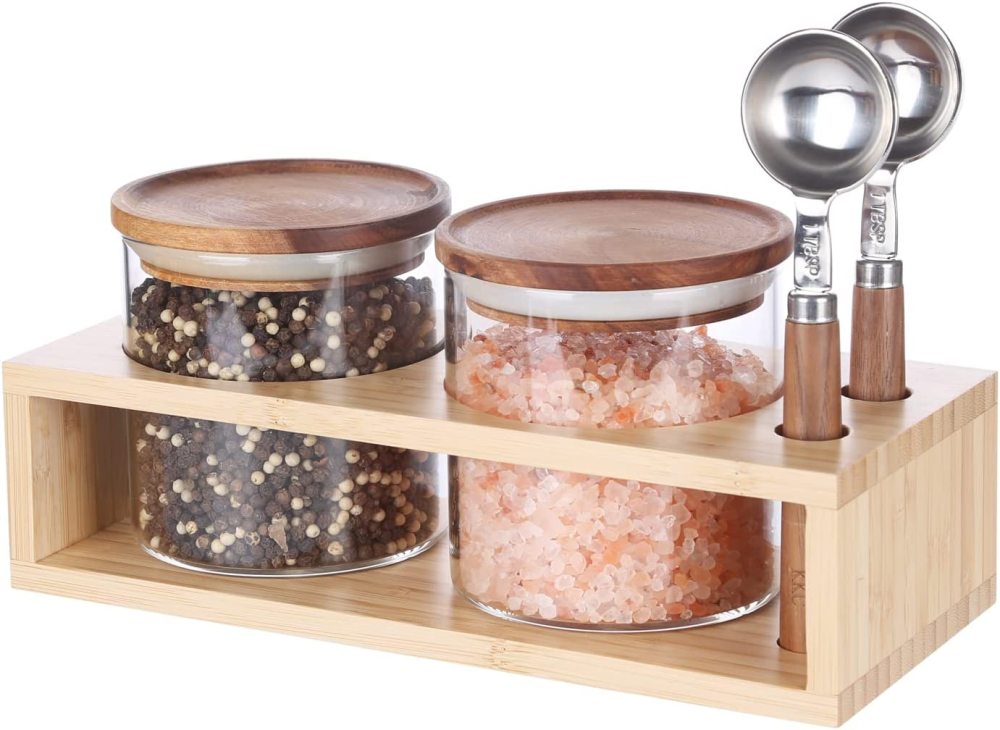 ガラス コーヒー キャニスター スプーン付き 200g キャニスター セット 密閉 コーヒー豆保存容器 砂糖 紅茶の葉 抹茶 コーヒー粉 プロテイン 唐辛子 粉末 保存容器 密閉 2個セット