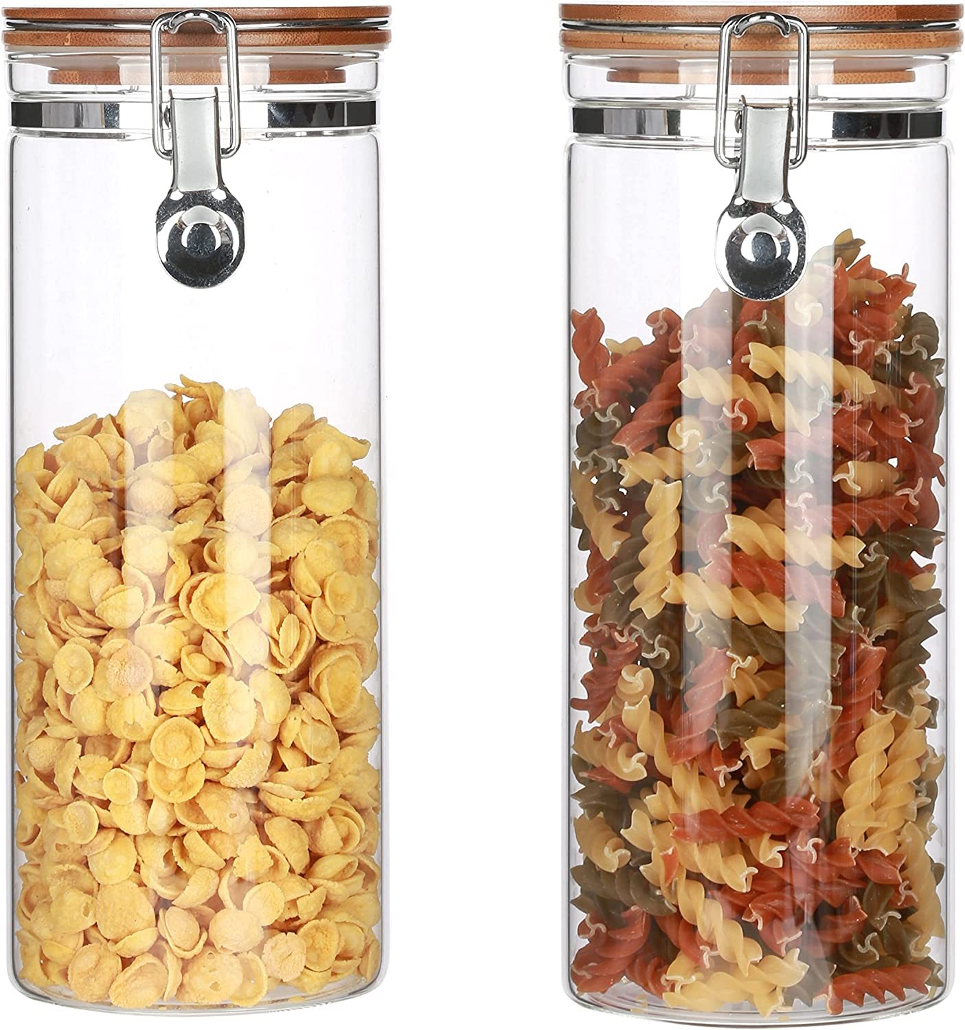 キャニスター コーヒー コーヒーまめ 豆 保存 容器 瓶 ガラスキャニスター ガラス 蓋 コーヒー粉 1500ml