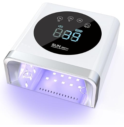 NAILGIRLS 充电式 LED & UV 美甲灯 150W 36LEDs 凝胶美甲用灯 uv灯 树脂用 硬化灯 高功率 高速硬化 专业用 4个定时设置 业界备受关注的低热功能 支持全啫喱 手脚两用