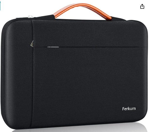 Ferkurn 笔记本电脑 壳 pc壳 13 13.3 13.6英寸 MacBook Air M3/M2/M1, 13" MacBook Pro M2/M1, Dell XPS Inspiron, 13.5 Surface Laptop 6/5/4, HP Spectre ENVY Pavilion, 富士通 Lifebook,NEC, Lenovo联想, ASUS (支持(黑色)