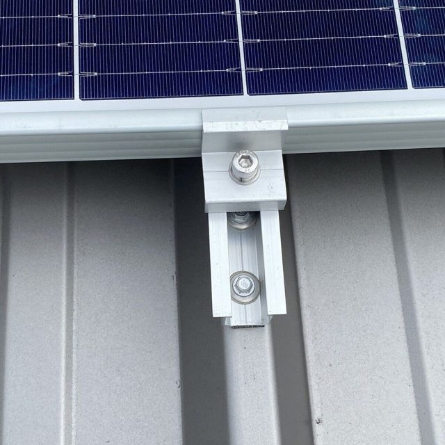 Solar Panel End Clamp Aluminum Alloy Fixture Z Mount Bracket PV Module Racking Accessories Anti Corrosion 30mm 40mm 45mm