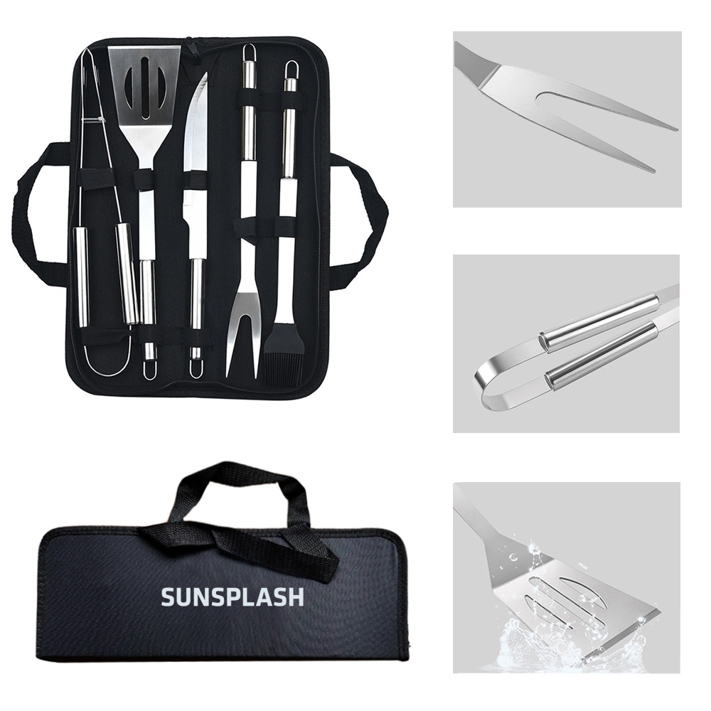 Promotional Grill Set w/ Tote Bags5 pieces,Picnic & BBQ & Camping