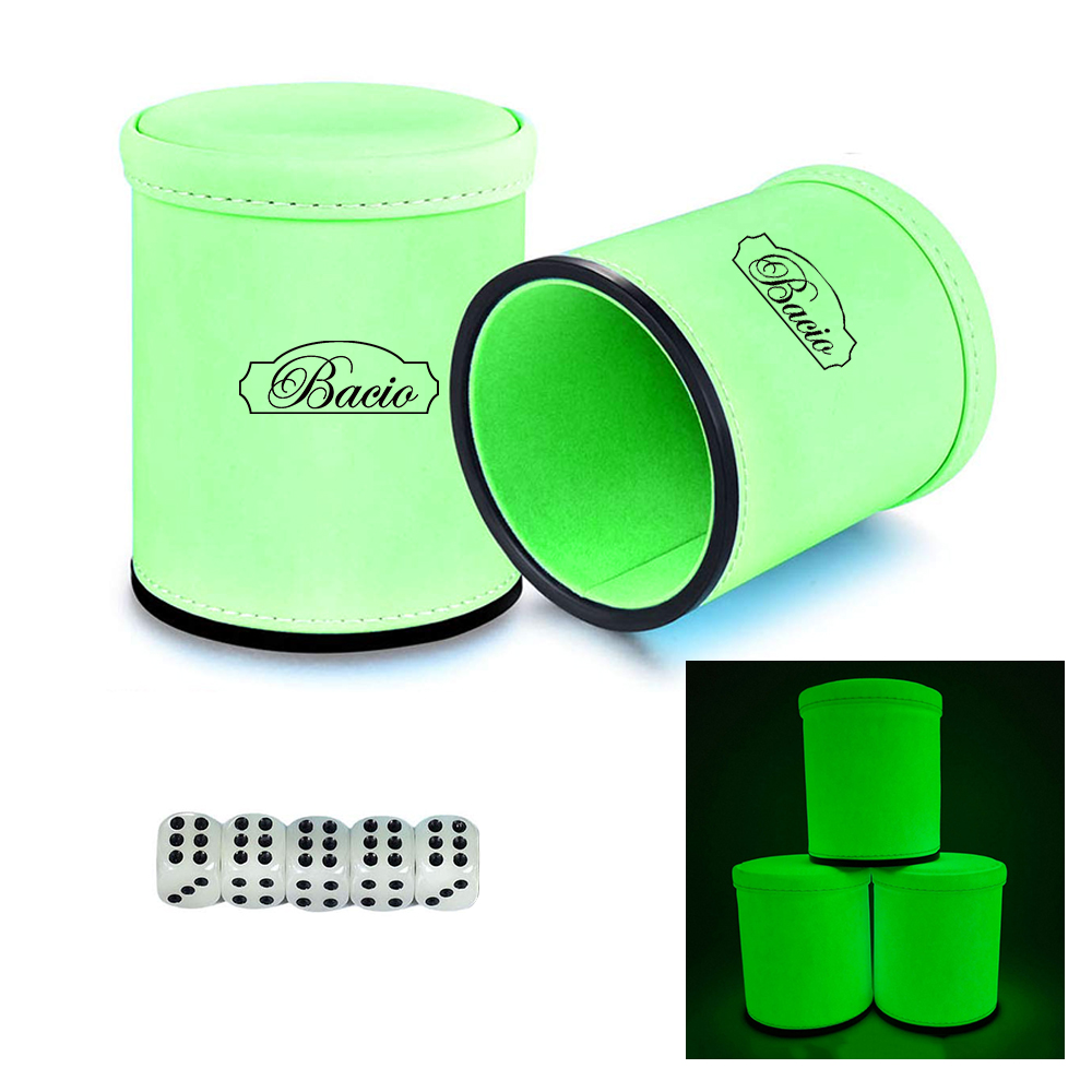 Luminous Dice Cup with 5 Dices,Games & Toys & Stress Relievers