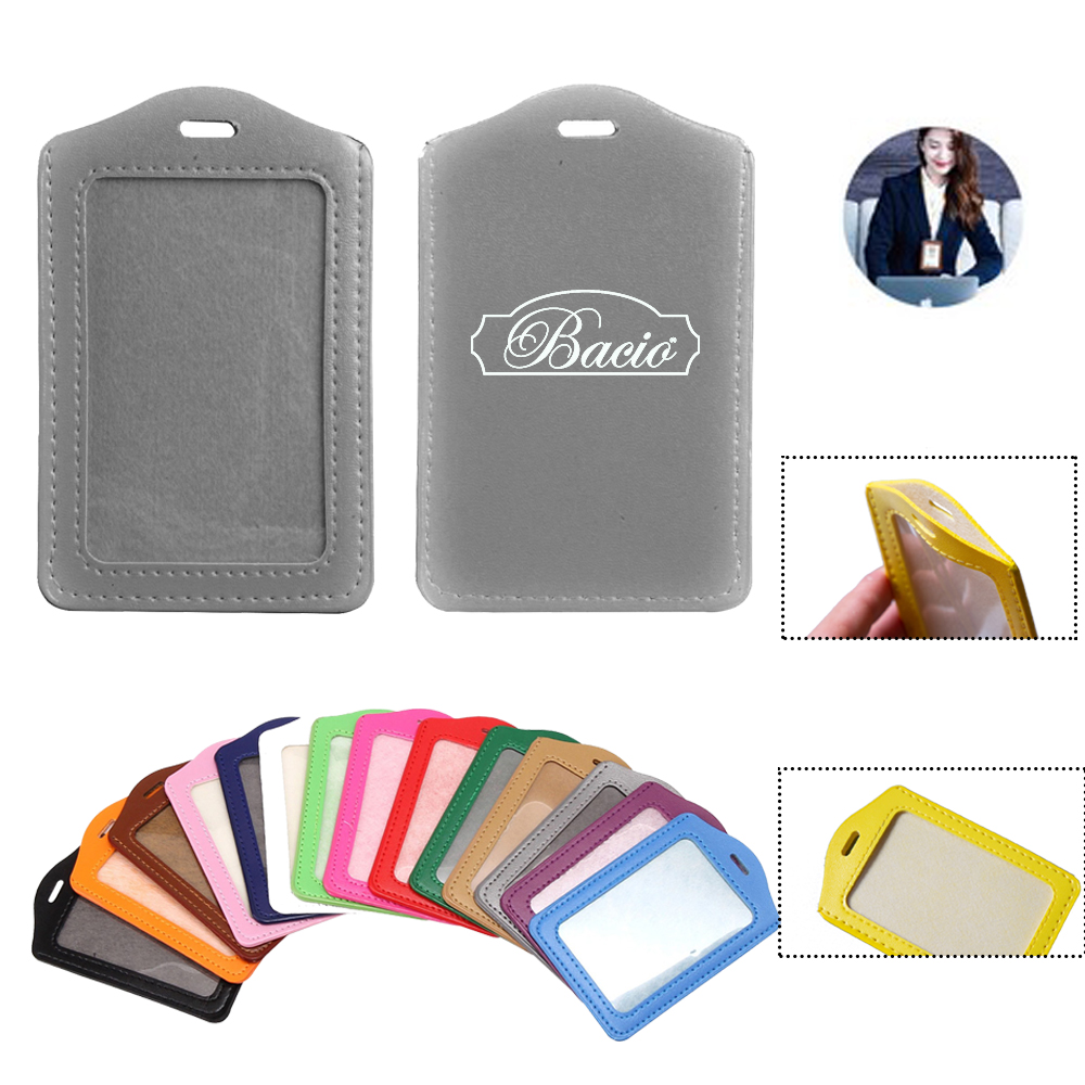 PU Leather Vertical ID Card Holders,Stationery & Office