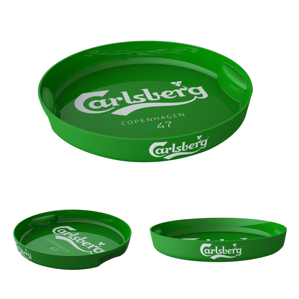 Custom Round Serving Beverage Tray,Drinkware