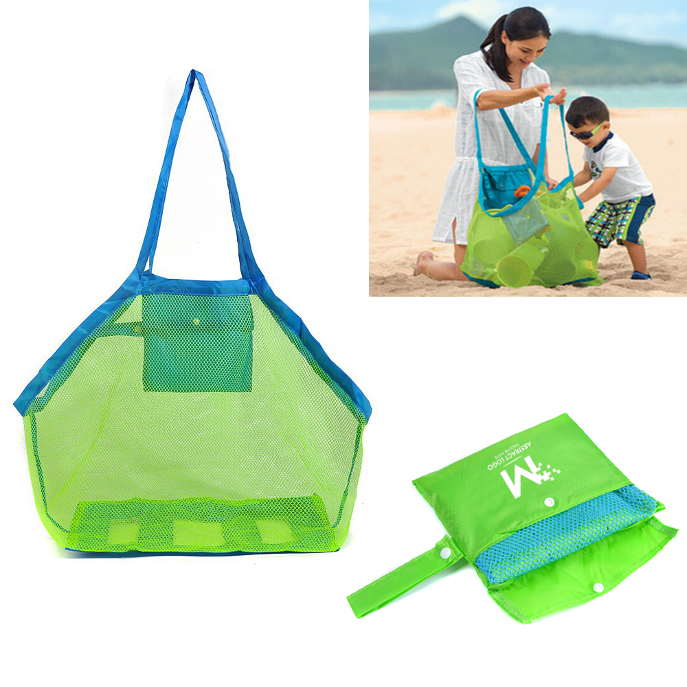 Mesh Beach Tote Bag for Sand Toys,Bags