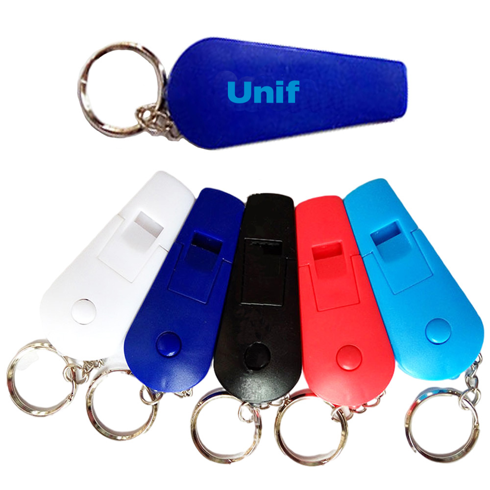 Keychain With LED Flashlight and Whistle,Keychain