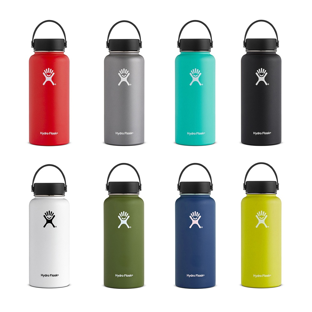 32Oz. Stainless Steel Double Wall Vacuum Insulated Bottle with Handle ...
