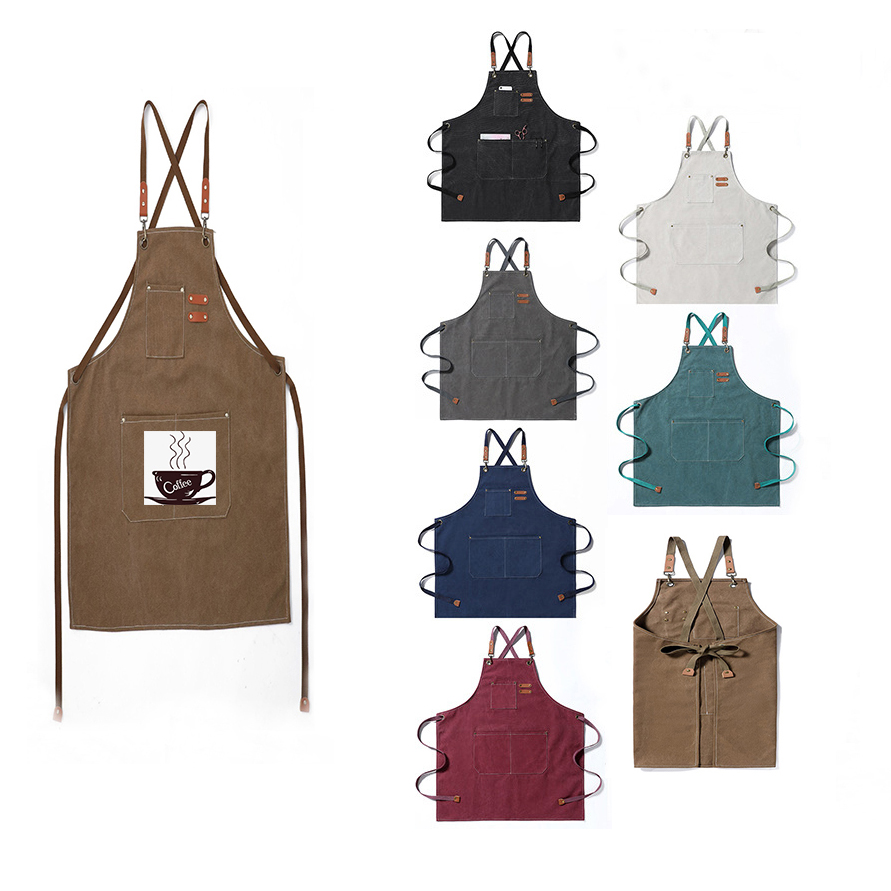 100 Cotton Canvas Apron,Apparel
