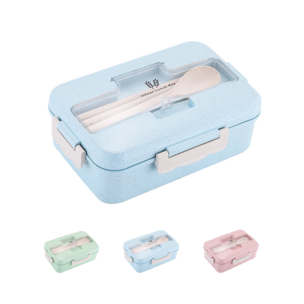 Wheat Straw Lunch Box Set Home Kitchen Tools Pets Auto