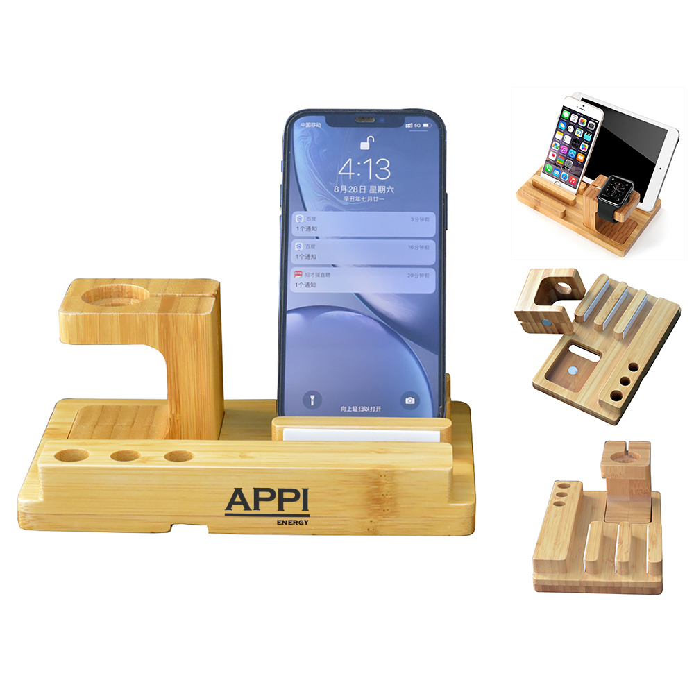 Bamboo Phone Tablet Holder,Phone & Computer & Tech Accessories