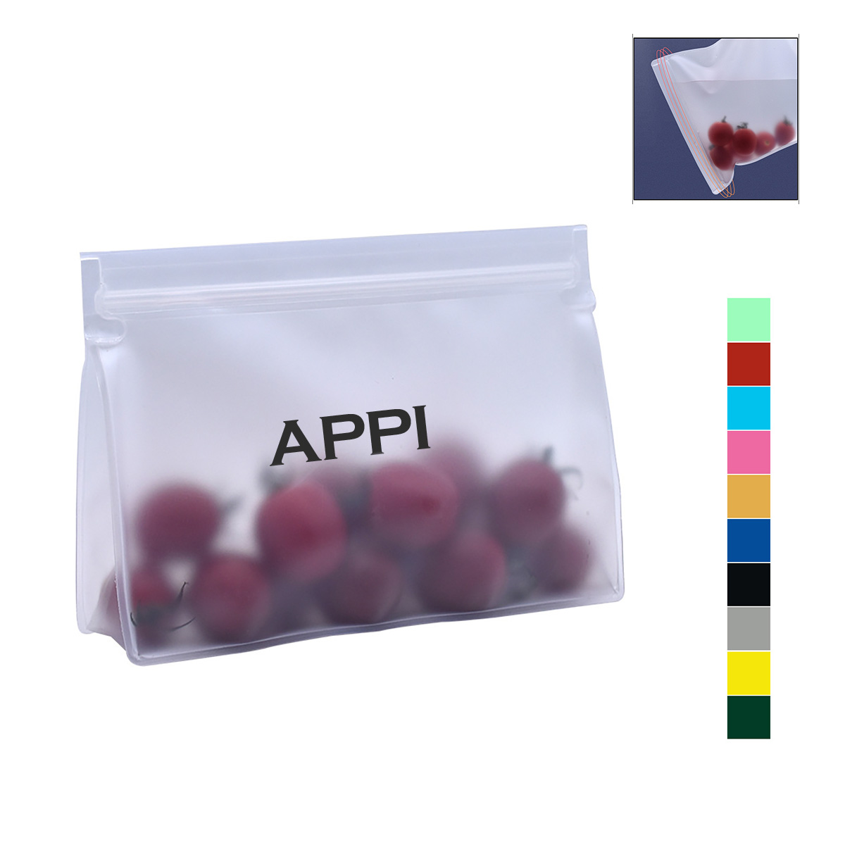 Stand Up PEVA Reusable Sandwich Bags,Bags