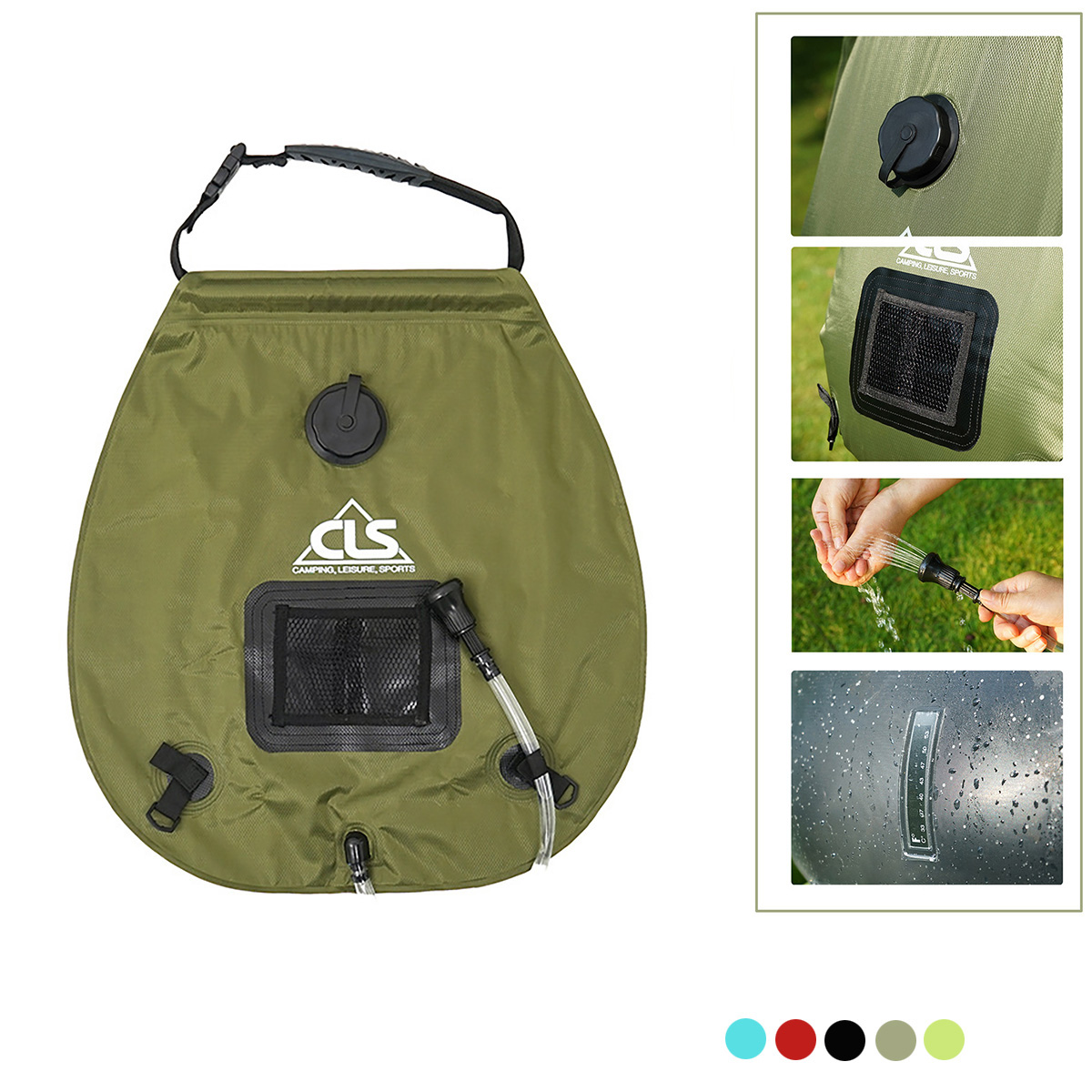 Camping Shower Bag Kampa Black/Grey main image 1