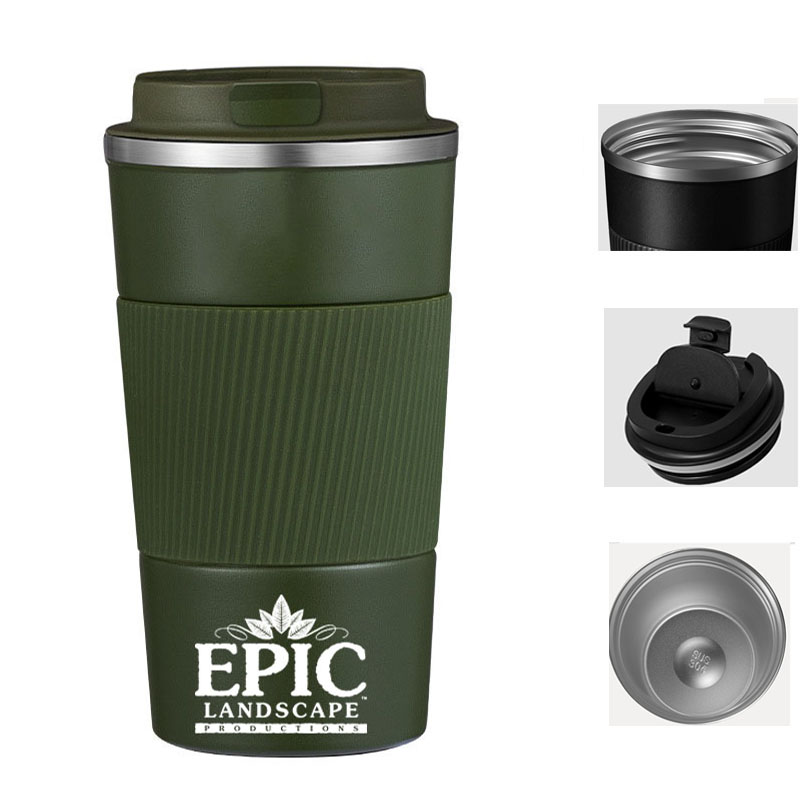 Insulated Camping Coffee Mug with Lid,Drinkware
