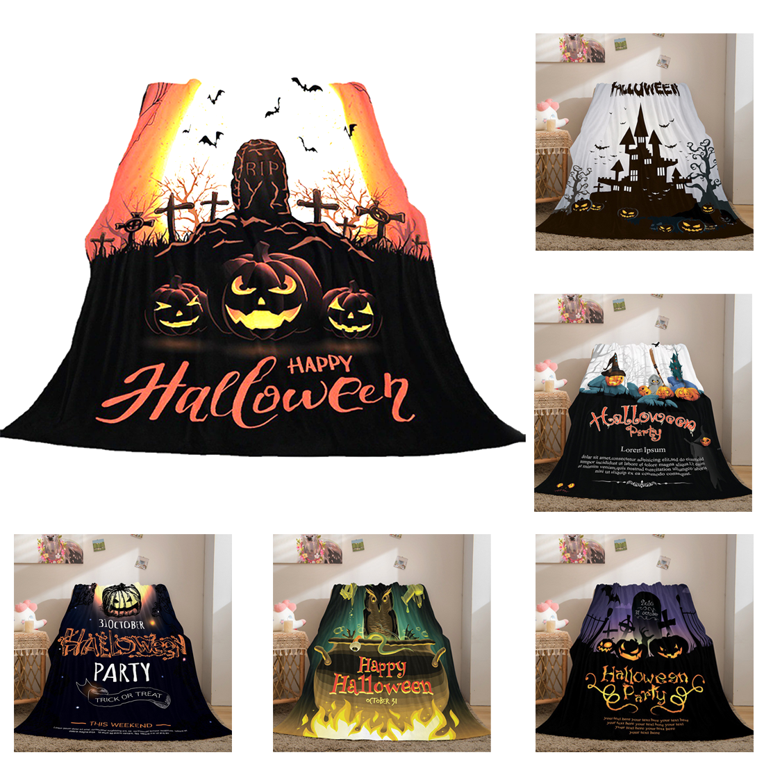Halloween Blanket,Blankets