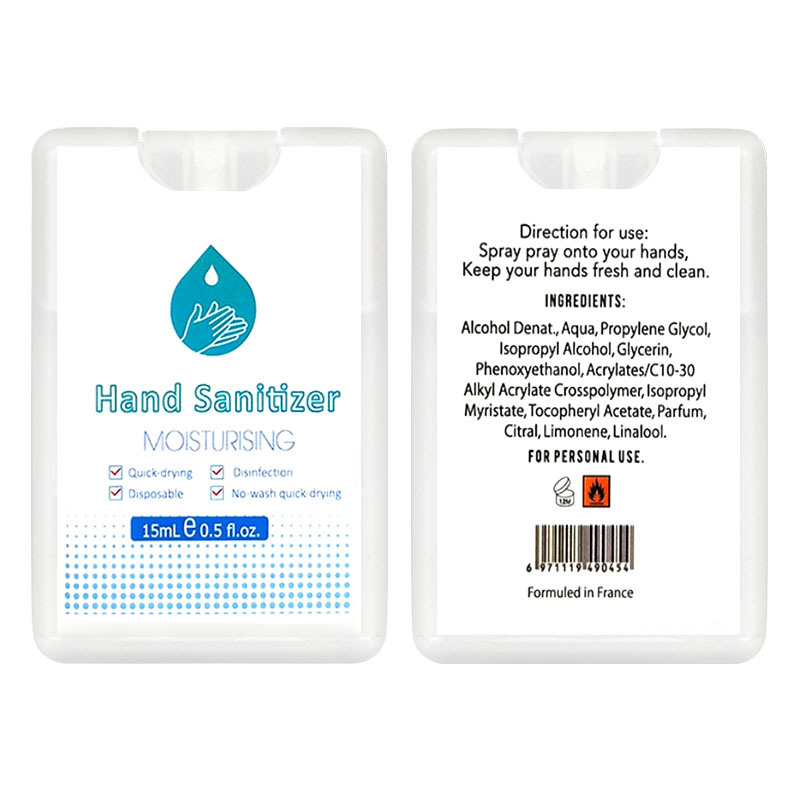 Mini Liquid Unscented Spray Hand Sanitizer,Health & Protection
