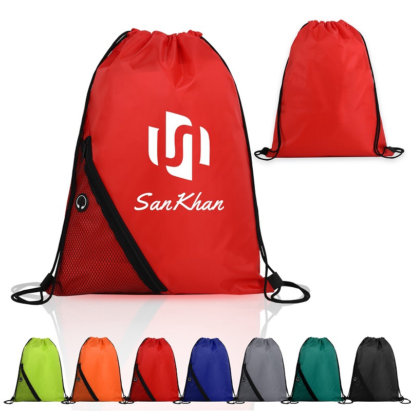 Draw string sport bag with Mesh Pockets,Bags