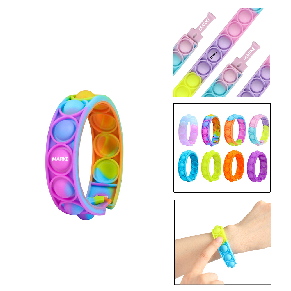 Silicone Stress Relief Bubble Bracelet Toy,Bracelets