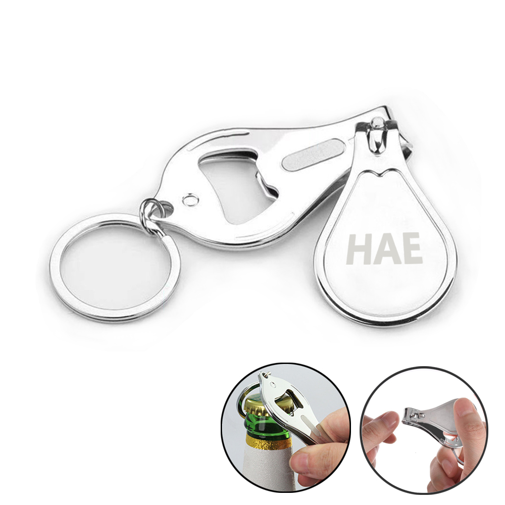 Nail Clipper With Beer Bottle Opener,Keychain