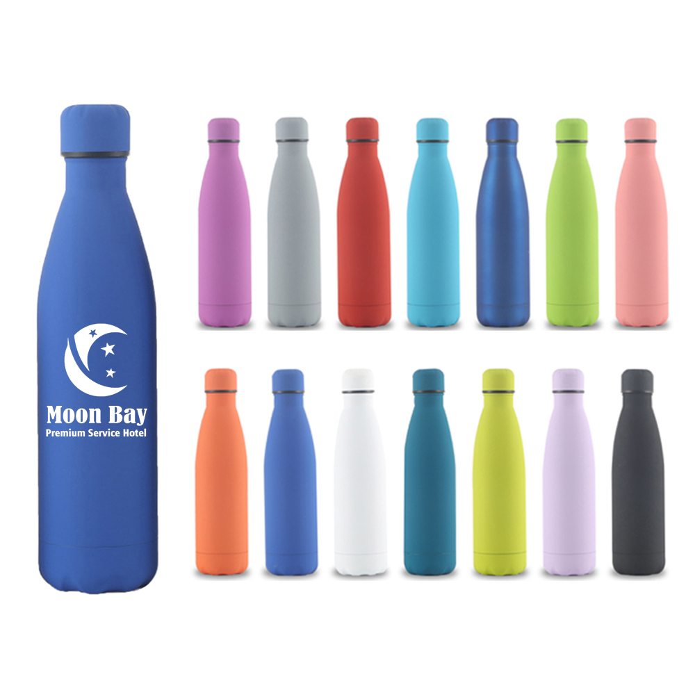 17oz Vacuum Insulated Cola Shaped Water Bottle,Drinkware