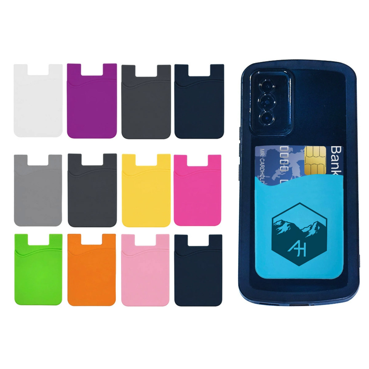 Silicone Card Sticker Single Layer Silicone Card Stickers,Phone & Computer & Tech Accessories
