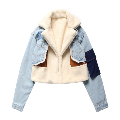 Casual loose fitting fashionable pilot jacket