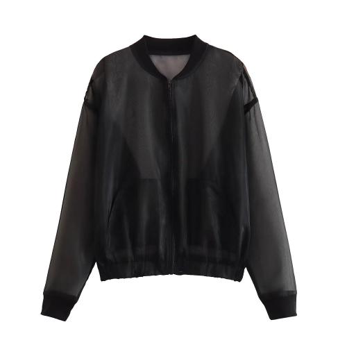Casual loose fitting fashionable baseball jacket