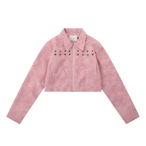 Casual loose fitting fashionable baseball jacket