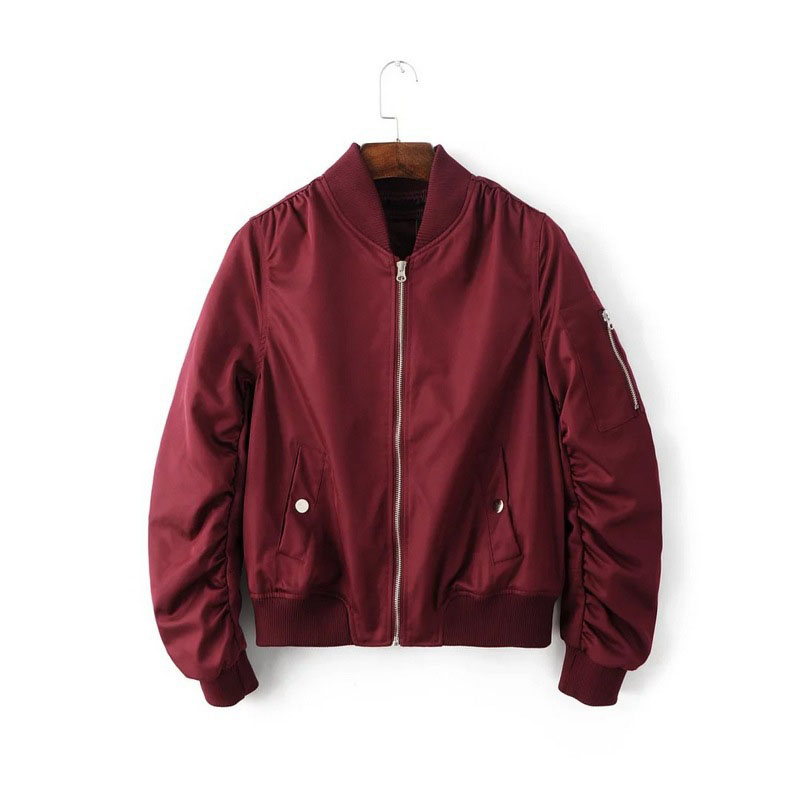 Casual loose fitting fashionable pilot jacket