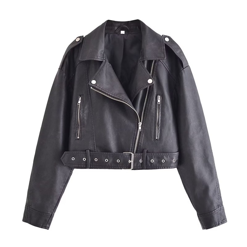 Casual loose fitting fashionable baseball jacket