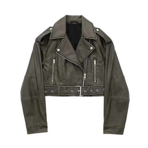 Casual loose fitting fashionable denim jacket