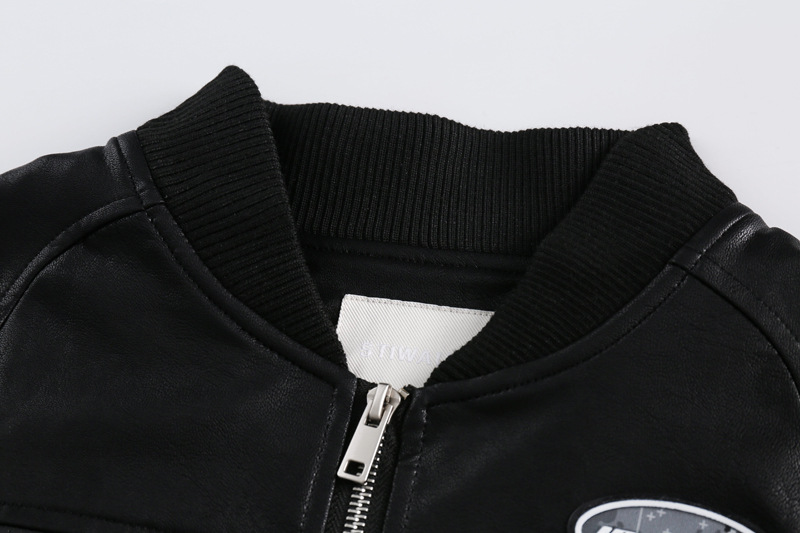 Casual loose fitting fashionable pilot jacket