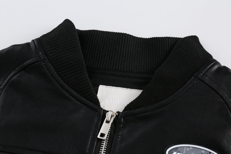 Casual loose fitting fashionable pilot jacket